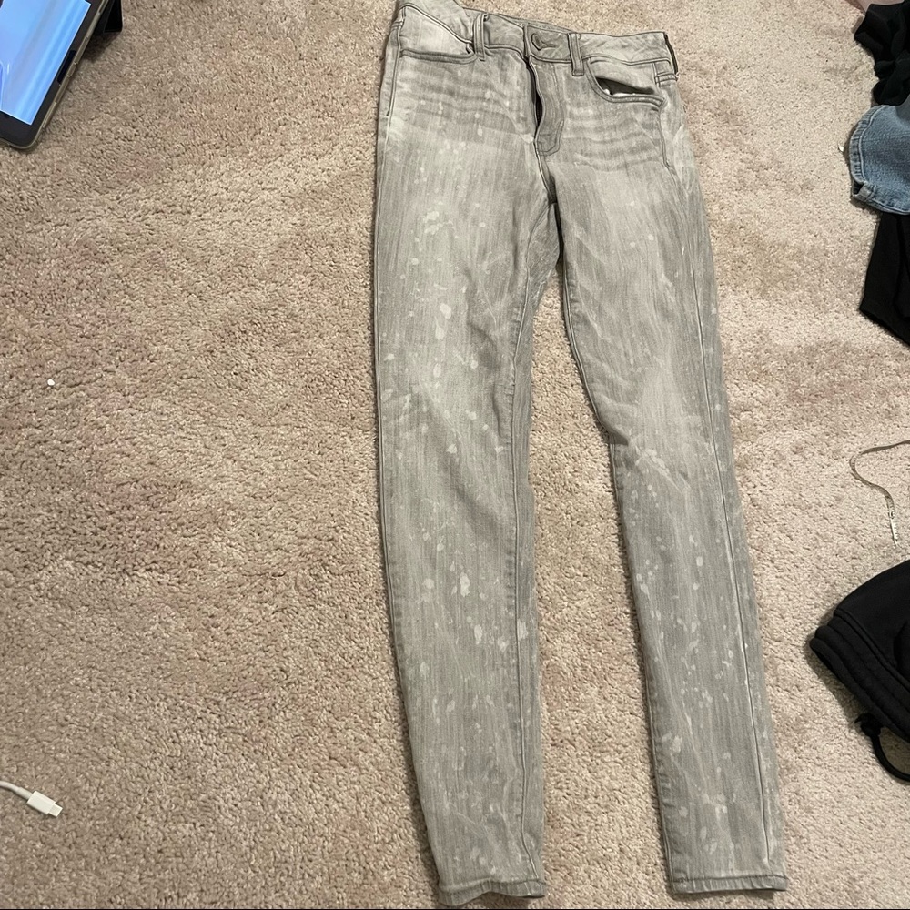 american eagle hi-rise jegging super strech.